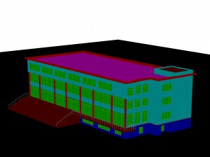 urban planning - commercial buildings 54 3D 모델
