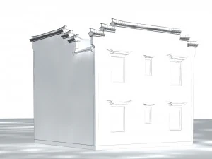 urban planning - commercial buildings 55 3D Model
