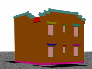 urban planning - commercial buildings 55 3D Model