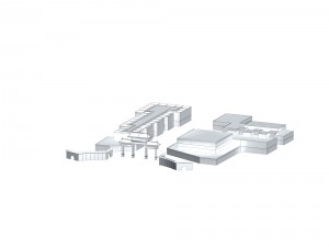 urban planning - commercial buildings 65 3D Модель