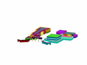 urban planning - commercial buildings 65 3D Модель