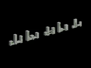 urbanistyka – budynki komercyjne 66 Model 3D