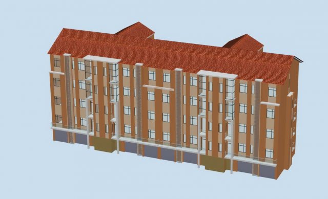 urban planning - commercial buildings 72 3D Model .c4d .max .obj .3ds .fbx .stl .blend 
