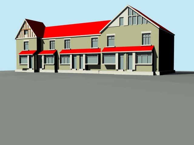 urban planning - commercial buildings 73 3D मॉडल .c4d .max .obj .3ds .fbx .stl .blend 
