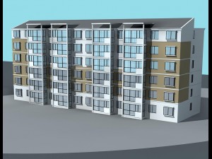 urban planning - commercial buildings 79 3D Модель