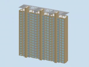 urban planning - commercial buildings 80 3D Model
