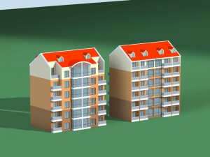 urban planning - commercial buildings 82 3D Model