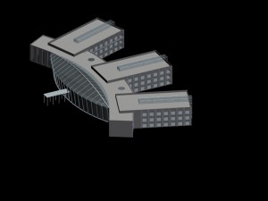 urban planning - commercial buildings 84 3D मॉडल