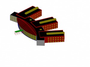 urban planning - commercial buildings 84 3D 모델