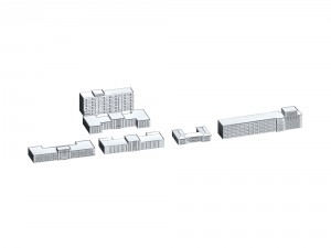 urban planning - commercial buildings 88 Modelo 3D