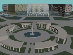 Stadtplanung - Gewerbebauten 89 3D Modell