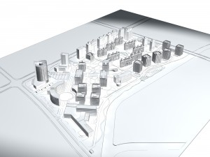 urban planning - commercial buildings 92 3D Модель