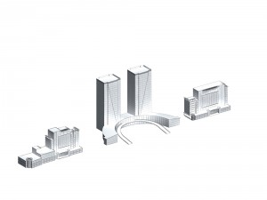 urban planning - commercial buildings 93 3D Model