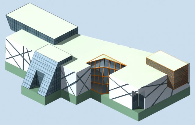 urban planning - commercial buildings 98 3D 모델 .c4d .max .obj .3ds .fbx .stl .blend 