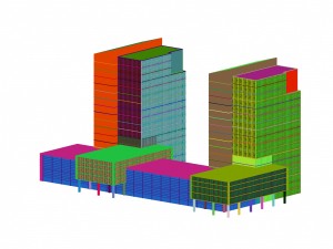 urban planning - commercial buildings 101 3D 모델