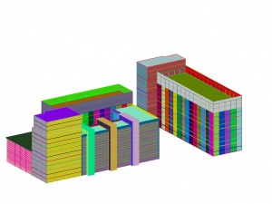 urban planning - commercial buildings 102 3D मॉडल