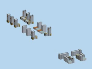kentsel planlama - ticari binalar 103 3D Model