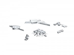 urban planning - commercial buildings 114 Modèle 3D