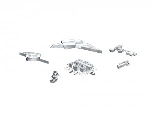 urban planning - commercial buildings 114 3D Model