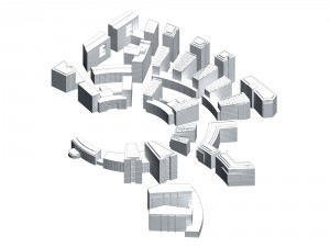 urban planning - commercial buildings 117 Model 3D