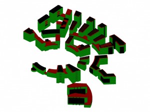 urban planning - commercial buildings 117 Model 3D