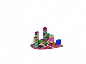 urban planning - commercial buildings 119 3D 모델