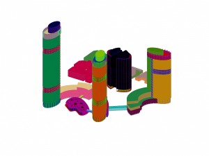 urban planning - commercial buildings 120 3D Model
