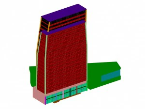 urban planning - commercial buildings 125 3D Model
