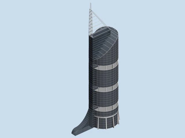 urban planning - commercial buildings 127 3D Model .c4d .max .obj .3ds .fbx .stl .blend 
