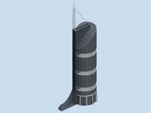 urban planning - commercial buildings 127 3D Модель