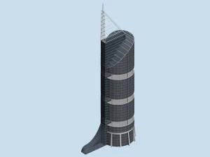 planificaci&oacute;n urbana - edificios comerciales 127 Modelo 3D