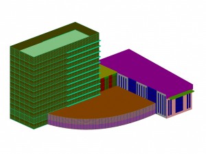 urban planning - commercial buildings 128 Modello 3D