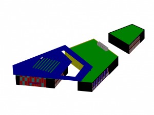 urban planning - commercial buildings 131 Modello 3D