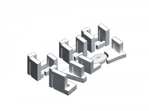 urban planning - commercial buildings 134 Modello 3D
