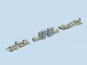 urban planning - commercial buildings 136 3D Model