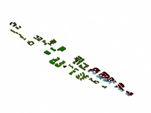 urban planning - commercial buildings 150 Modelo 3D