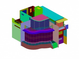 urban planning - commercial buildings 160 3D Модель