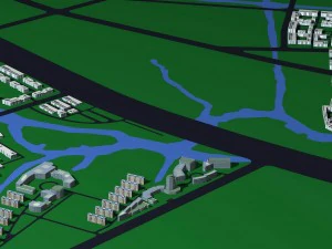 kentsel planlama - ticari binalar 161 3D Model