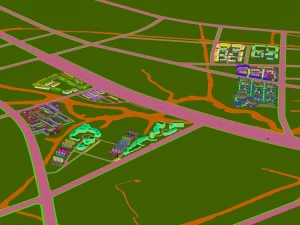 urban planning - commercial buildings 161 3D Model