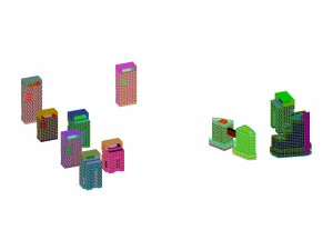 urban planning - commercial buildings 162 3D Model