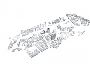 urban planning - commercial buildings 163 Model 3D