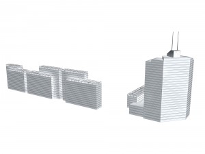 urban planning - commercial buildings 164 Modelo 3D