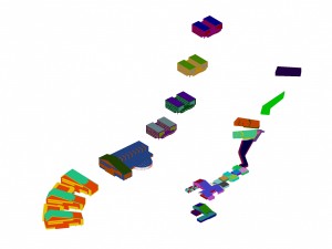 urban planning - commercial buildings 167 Modelo 3D