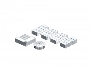 urban planning - commercial buildings 169 3D 模型
