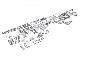 urban planning - commercial buildings 174 Modèle 3D