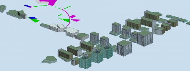 urban planning - commercial buildings 176 3Dモデル .c4d .max .obj .3ds .fbx .stl .blend 