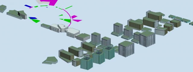 urban planning - commercial buildings 176 3D Model .c4d .max .obj .3ds .fbx .stl .blend 