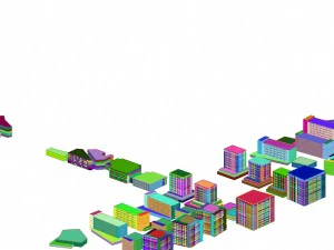 urban planning - commercial buildings 176 3D Model