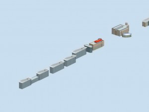 urban planning - commercial buildings 177 3D Модель