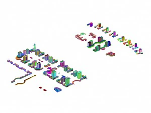 urban planning - commercial buildings 179 3D Model